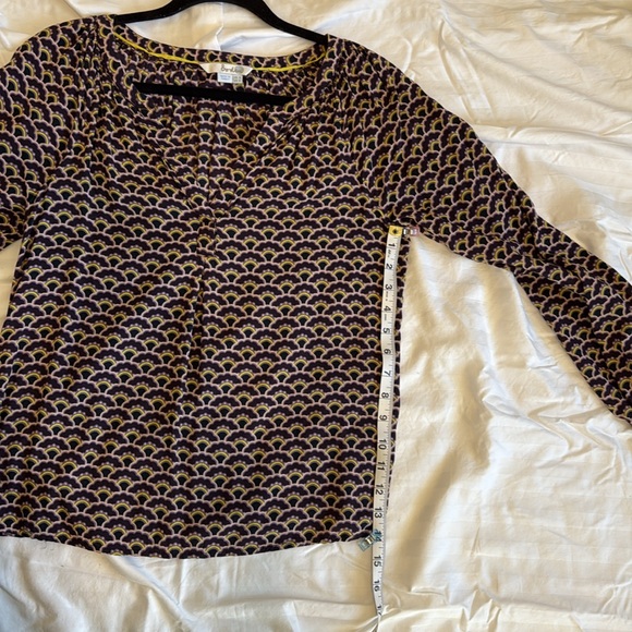 Boden Patterned Blouse - Picture 8 of 11